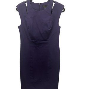 BR Shoulder Cut Out Fitted Dress